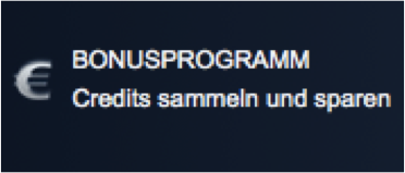 Bonusprogramm „Credits“ für Mitglieder ist live
