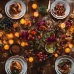 Festessen an Weihnachten mit Diabetes