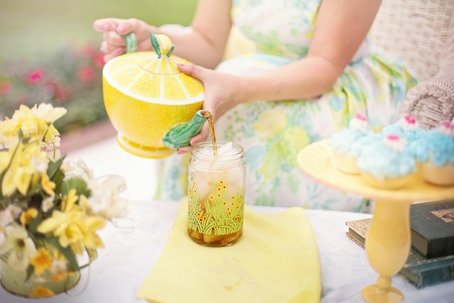 Eistee im Sommer